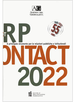 AGENDA DEL GIORNALISTA 2022. RP CONTACT. VOL. 2