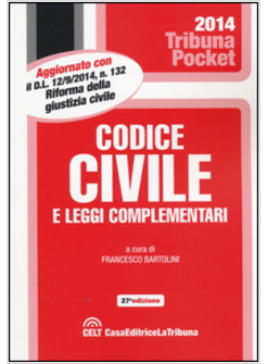 CODICE CIVILE E LEGGI COMPLEMENTARI