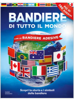 BANDIERE DI TUTTO IL MONDO. CON ADESIVI