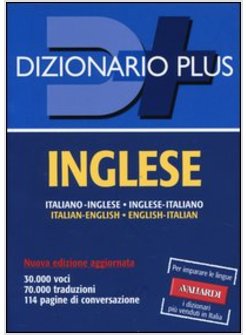 DIZIONARIO INGLESE. ITALIANO-INGLESE, INGLESE-ITALIANO