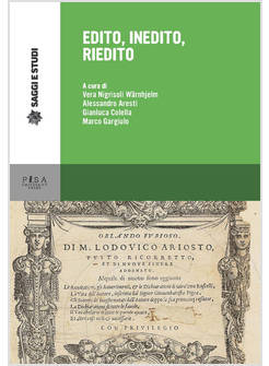 EDITO, INEDITO, RIEDITO