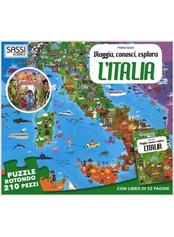 L'ITALIA. VIAGGIA, CONOSCI, ESPLORA. LIBRO PUZZLE