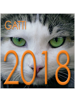 CALENDARIO CM 8 X 8 GATTI 2018