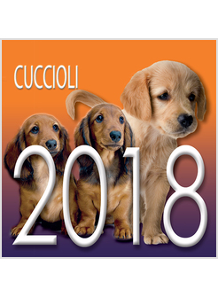 CALENDARIO CM 8 X 8 CUCCIOLI 2018