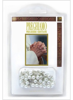 PREGHIAMO PREGHIERE CRISTIANE BLISTER LIBRETTO PREGHIERE CON ROSARIO
