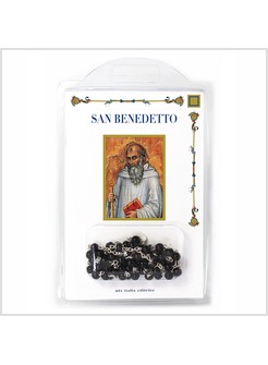 SAN BENEDETTO LIBRETTO CON ROSARIO ITALIANO