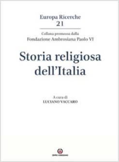 STORIA RELIGIOSA DELL'ITALIA