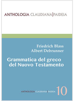 GRAMMATICA DEL GRECO DEL NUOVO TESTAMENTO