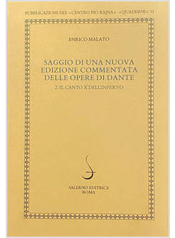 SAGGIO DI UNA NUOVA EDIZIONE COMMENTATA DELLE OPERE DI DANTE