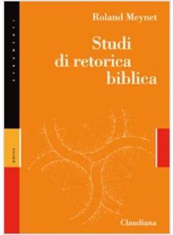 STUDI DI RETORICA BIBLICA