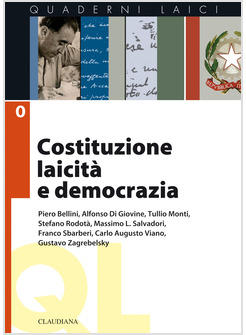COSTITUZIONE LAICITA' DEMOCRAZIA