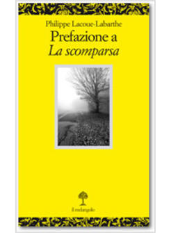 PREFAZIONE A LA SCOMPARSA