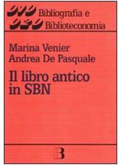 LIBRO ANTICO IN SBN (IL)