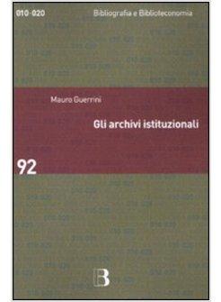 ARCHIVI ISTITUZIONALI 