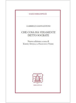 CHE COSA HA VERAMENTE DETTO SOCRATE?