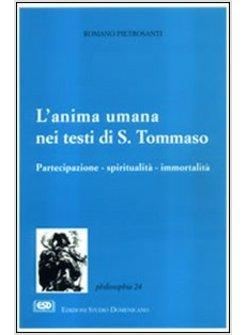 ANIMA UMANA NEI TESTI DI S TOMMASO (L')