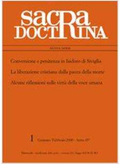 CONVERSIONE E PENITENZA IN ISIDORO DI SIVIGLIA*LIBERAZIONE CRISTIANA DELLA PAURA
