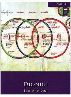 NOMI DIVINI DE DIVINIS NOMINIBUS  TESTO GRECO-ITALIANO