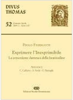 DIVUS THOMAS N 52 GENN- APRILE 2009 ESPRIMERE L'INESPRIMIBILE