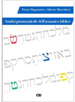 ANALISI GRAMMATICALE DELL'ARAMAICO BIBLICO