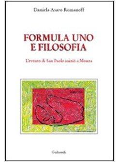FORMULA 1 E FILOSOFIA L'EVENTO DI SAN PAOLO INIZIO' A MONZA