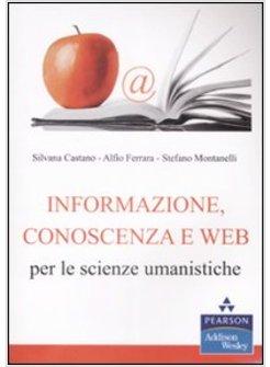 INFORMAZIONE CONOSCENZA E WEB PER LE SCIENZE SOCIALI