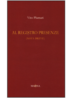 AL REGISTRO PRESENZE (NOTA BREVE)