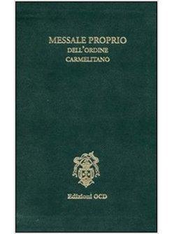 MESSALE PROPRIO DELL'ORDINE CARMELITANO