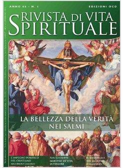 RIVISTA DI VITA SPIRITUALE (2012). VOL. 1