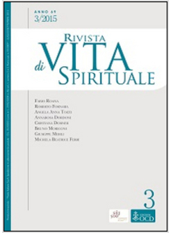 RIVISTA DI VITA SPIRITUALE (2015)