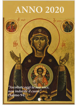 ASCOLTATE OGGI LA SUA VOCE 2020. CALENDARIO LITURGICO. MARIA MADRE DI DIO