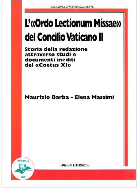 L'ORDO LECTIONUM MISSAE DEL CONCILIO VATICANO II