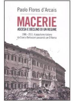 MACERIE. ASCESA E DECLINO DI UN REGIME