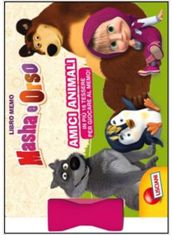 MASHA E ORSO. AMICI ANIMALI. CON 8 MINI PUZZLE