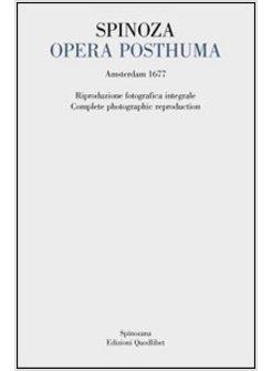OPERA POSTHUMA