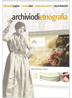 ARCHIVIO DI ETNOGRAFIA (2013). VOL. 2
