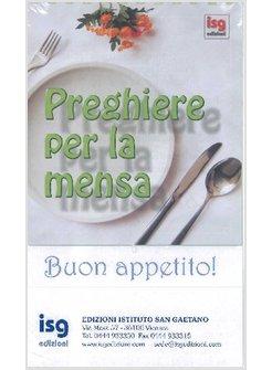PREGHIERE PER LA MENSA