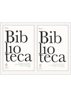 BIBLIOTECA TESTO GRECO A FRONTE EDIZIONE CRITICA