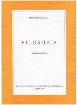 FILOSOFIA (DECIMA EDIZIONE)