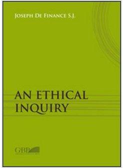 ETHICAL INQUIRY (AN)