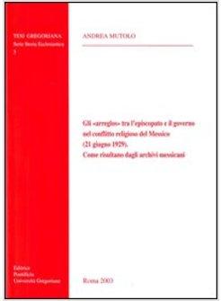 ARREGLOS TRA EPISCOPATO E GOVERNO NEL CONFLITTO RELIGIOSO DEL MESSICO (21 GIUGNO