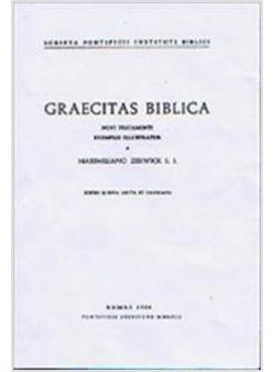 GRAECITAS BIBLICA NOVI TESTAMENTI EXEMPLIS ILLUSTRATUR