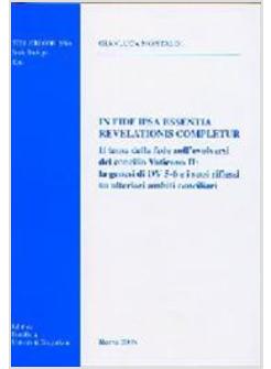IN FIDE IPSA ESSENTIA REVELATIONIS COMPLETUR