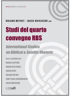 STUDI DEL QUARTO CONVEGNO RBS. INTERNATIONAL STUDIES ON BIBLICAL AND SEMITIC