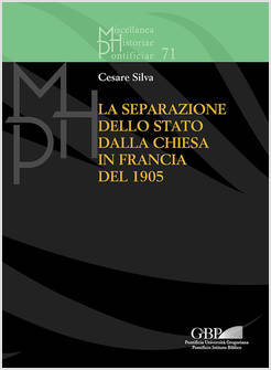 SEPARAZIONE DELLO STATO DALLA CHIESA IN FRANCIA...