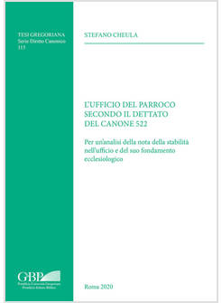 UFFICIO DEL PARROCO SECONDO IL DETTATO DEL CANONE 522. PER UN ANALISI DELLA NOTA