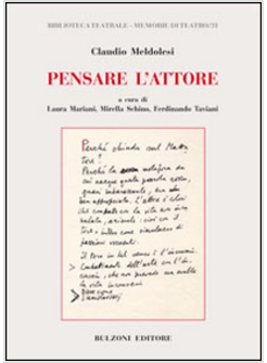 PENSARE L'ATTORE