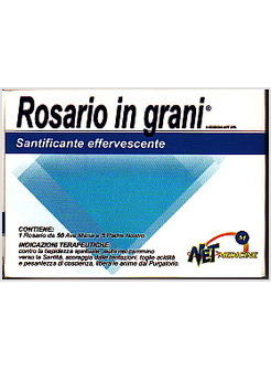 ROSARIO IN GRANI (PLASTICA) SANTIFICANTE EFFERVESCENTE