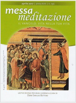 MESSA MEDITAZIONE APRILE 2017