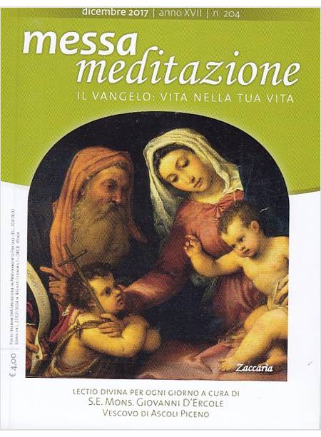 MESSA MEDITAZIONE DICEMBRE 2017